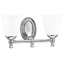 Progress Lighting P3028-15 Victorian Bath & Vanity, 16-5/8-Inch Width x 8-1/2-Inch Height, Chrome