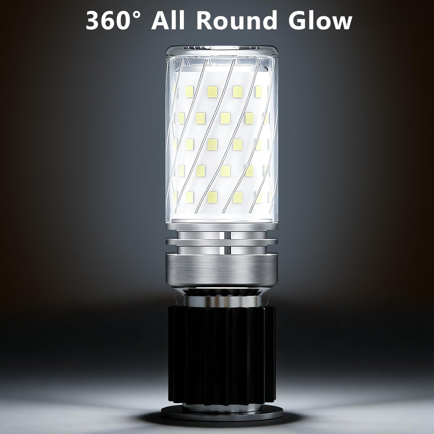 PAVOO E12 LED Bulbs, 12W Chandelier Light Bulbs 6000K Daylight White, 1200LM 100W Equivalent Non-Dimmable, Ceiling Fan Bulbs, Decorative Candle Base