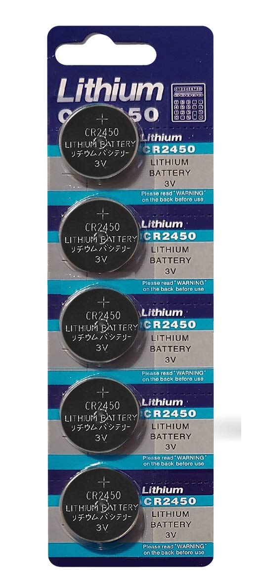 Tianqiu 5 X Cr2450 Br2450 2450 3V Lithium Batteries