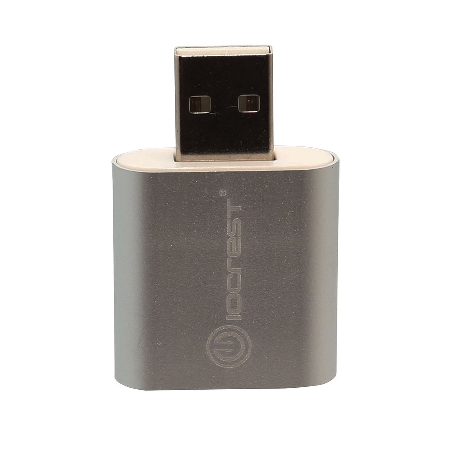 IO Crest SY-AUD20205 USB to Audio Adapter Convert PC USB Port into a Stereo Sound Card for Windows & Mac Silver