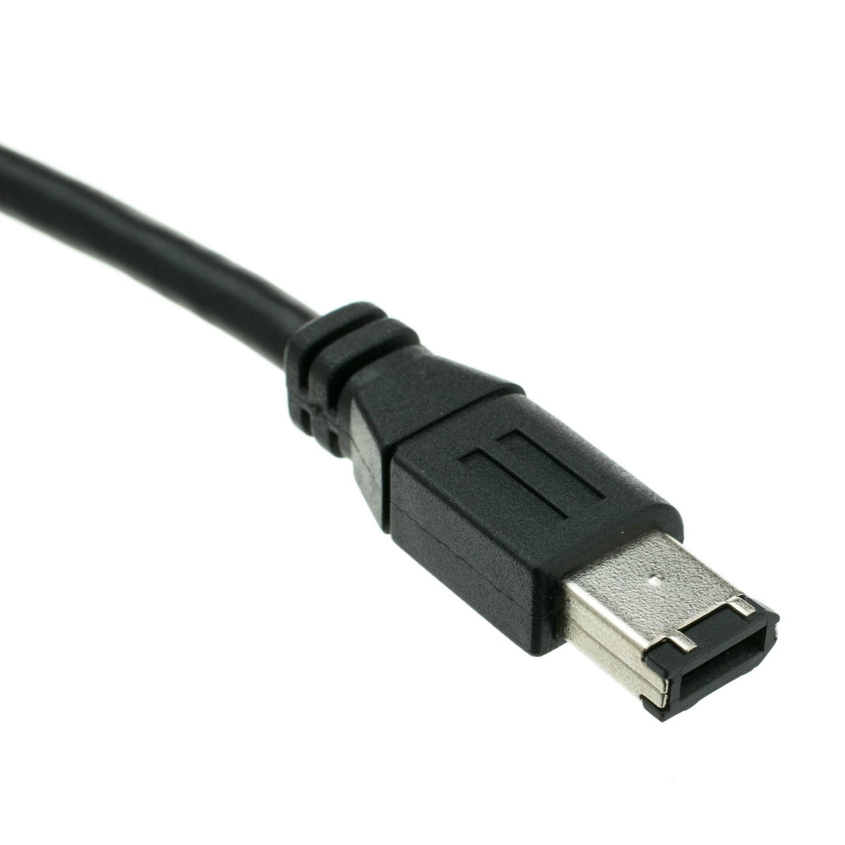 CableWholesale Firewire 400 6 Pin Cable, Male to Male iLink DV Cable, 6-Pin/6-Pin IEEE 1394a, Black, 15 Feet, IEEE 1394a High Speed Firewire 6 Pin