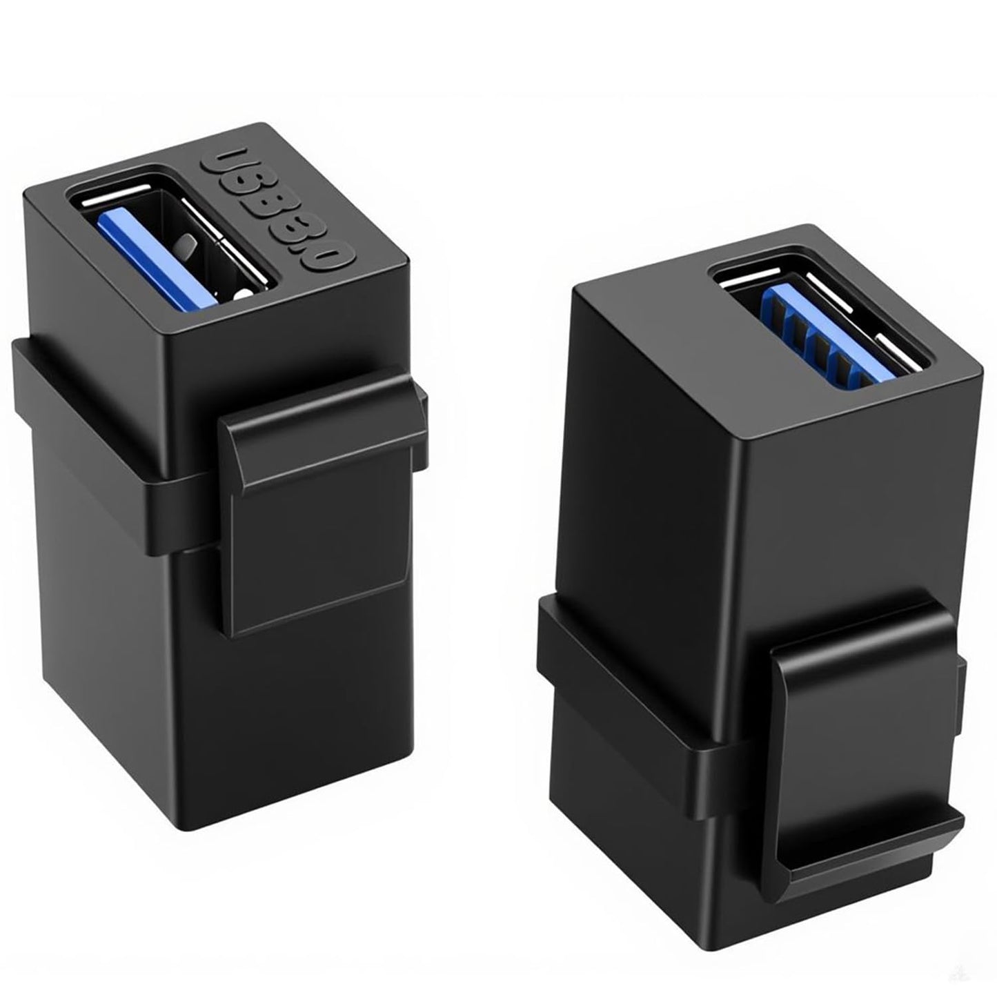 AYECEHI USB 3.0 Keystone Jack Inserts (3 Pack) Female to Female Adapters Coupler Insert Snap-in Connector Socket Adapter Port for Wall Plate Outlet…