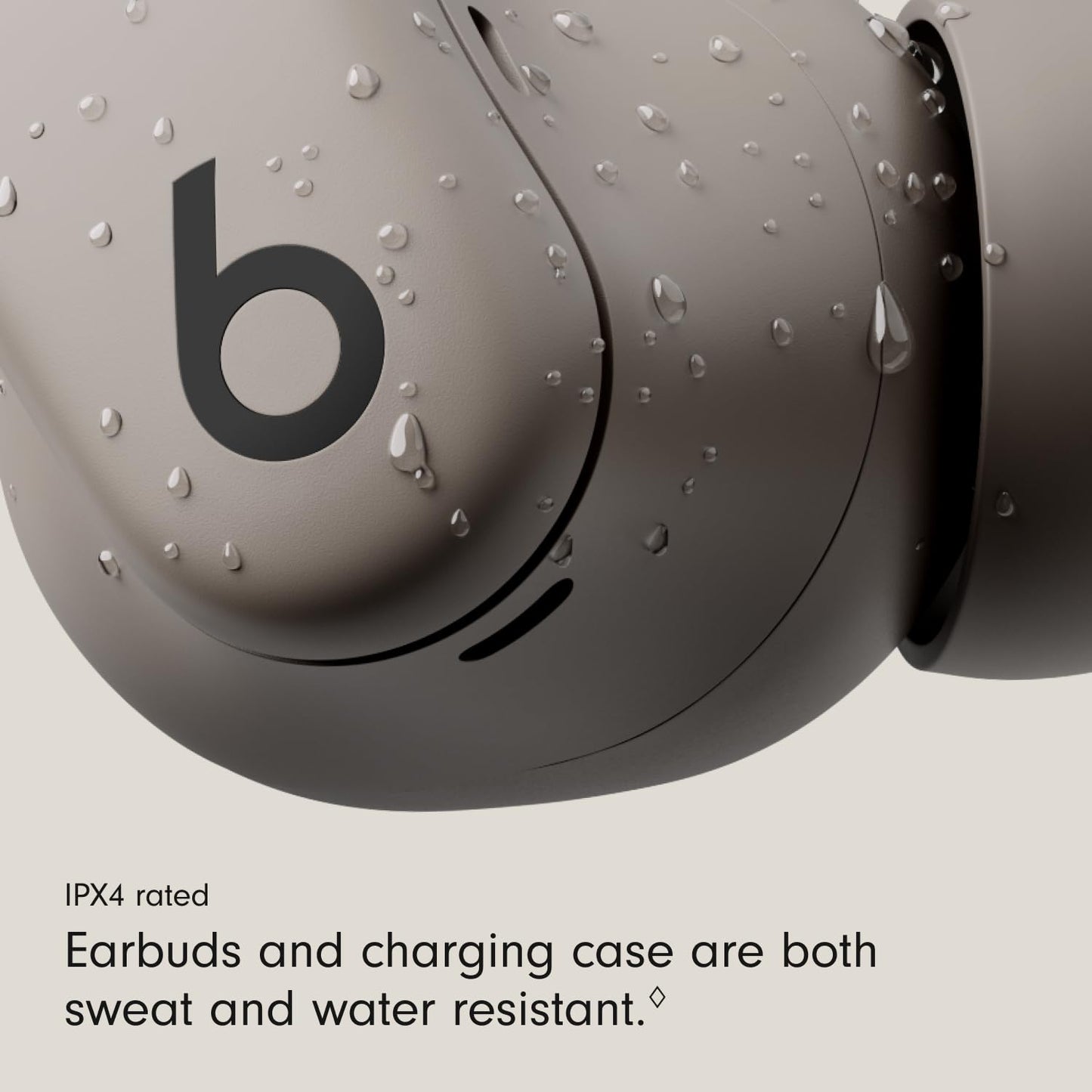 Beats Powerbeats Fit - Wireless Noise Cancelling Workout Earbuds with Secure-Fit Wingtips - Gravel Gray (Renewed Premium)