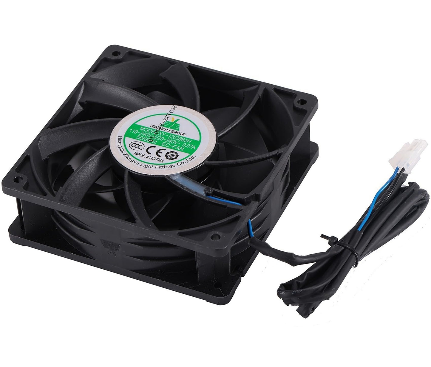 XY-12038B2H EC-Fan 110V-240V 0.06A 12CM 120×120×38mm Cabinet EC Cooling Fan for XY-12038B2H High Air Volume Fan Cabinet Case Cooling Fan 50/60HZ
