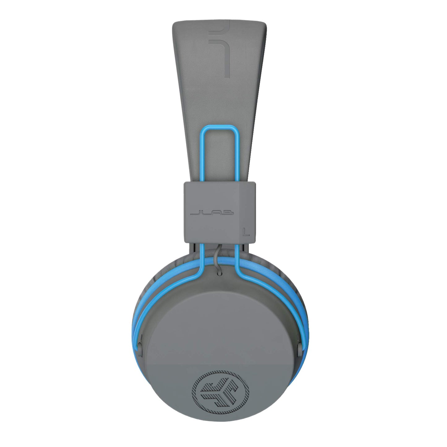 JLab JBuddies Studio Wireless on-Ear Kids Headphones with mic, Graphite/Blue
