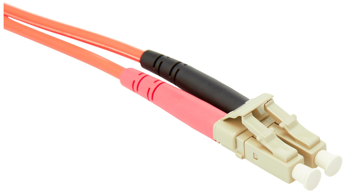 StarTech.com 1m Fiber Optic Cable - Multimode Duplex 50/125 - LSZH Fiber Jumper Cord - LC/ST