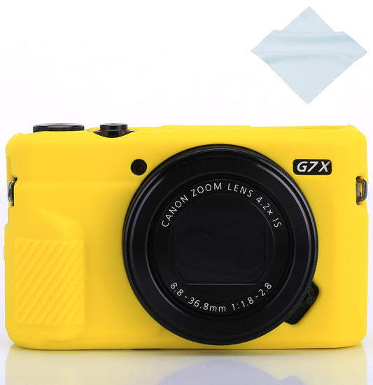 G7X / G7X Mark II Camera Silicone Case, Ultra Thin Lightweight Rubber Soft Silicone Case Bag Cover for Canon PowerShot G7X / G7X Mark II