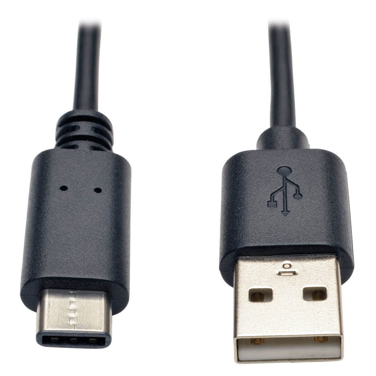 Tripp Lite USB-A to USB-C Cable, USB 2.0 Hi-Speed Cord, Up to 480 Mbps Data Transfer, Backwards Compatible, Male-to-Male, 6 Feet / 1.8 Meters