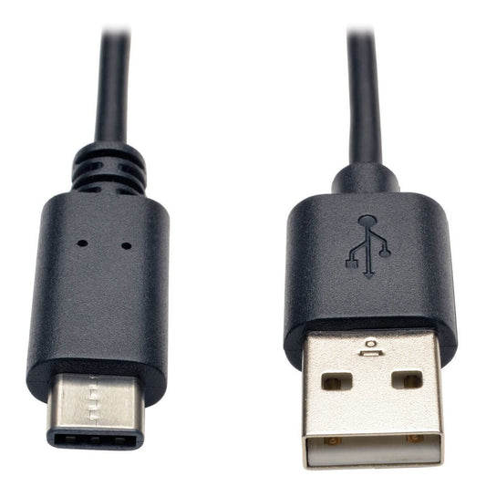 Tripp Lite USB-A to USB-C Cable, USB 2.0 Hi-Speed Cord, Up to 480 Mbps Data Transfer, Backwards Compatible, Male-to-Male, 6 Feet / 1.8 Meters