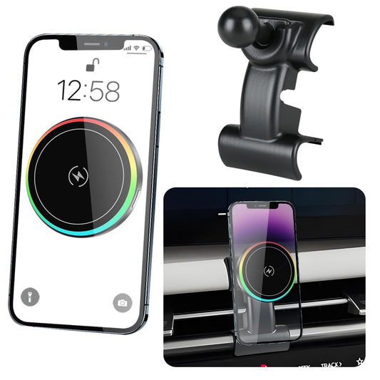 Car Magnetic Phone Mount for Hyundai Tucson 2025 2026 and Hyundai Santa Cruz 2025 2026 Auto Interior Accessories Best Cellphone Holder Fast 15W