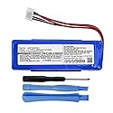 MPF Products 6000mAh GSP1029102A Battery Replacement Compatible with JBL Charge 3 2016 Waterproof Bluetooth Speaker