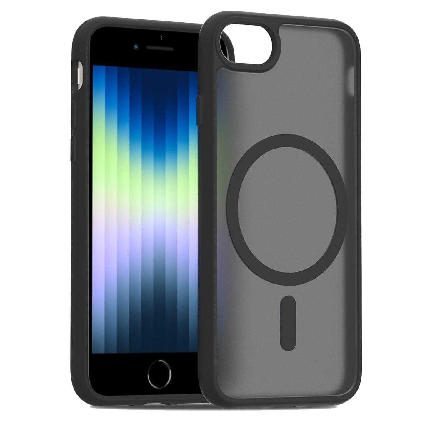 PinLiSheng Magnetic for iPhone 12 Pro Case [Mil-Grade Drop Protection] [Compatible with Magsafe] Shockproof Slim Translucent Matte Protective Phone