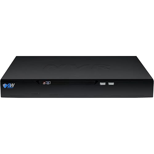 GW Security 12MP 4K 8 Channel NVR TAA & NDAA Compliant Network Video Recorder with Free Mobile App, 24TB Storage Capacity, No Monthly Fees (GW6808NP)