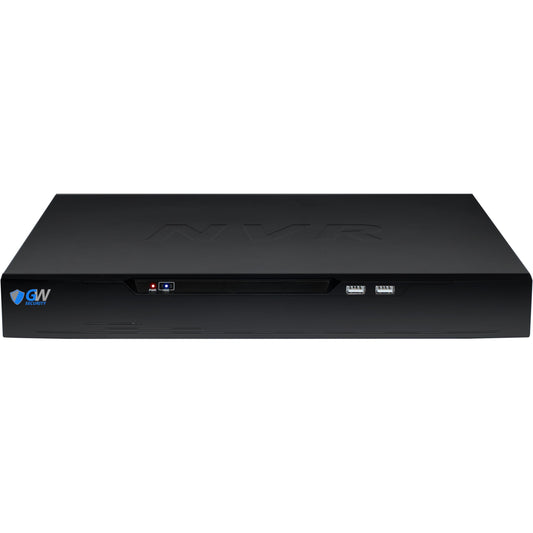 GW Security 12MP 4K 8 Channel NVR TAA & NDAA Compliant Network Video Recorder with Free Mobile App, 24TB Storage Capacity, No Monthly Fees (GW6808NP)
