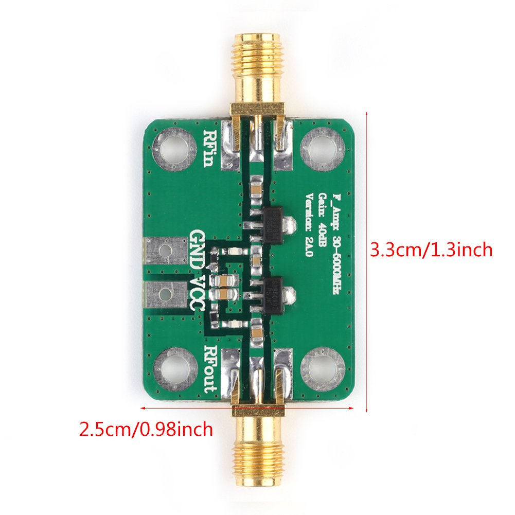 30-4000MHz 40dB RF Broad Band Amplifier Module High Gain Amplifier Board for FM HF VHF/UHF