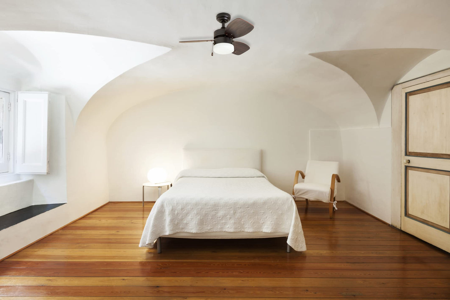Patriot Lighting Gibson Street 30" Bronze Indoor LED Ceiling Fan