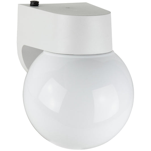 Sunlite Decorative Globe Plug-in Outdoor Wall Light Fixture, 13 Max Wattage, 900 Lumens, 120 Volts, 4-Pin G24q1 Base, 2700K Soft White, UL Listed