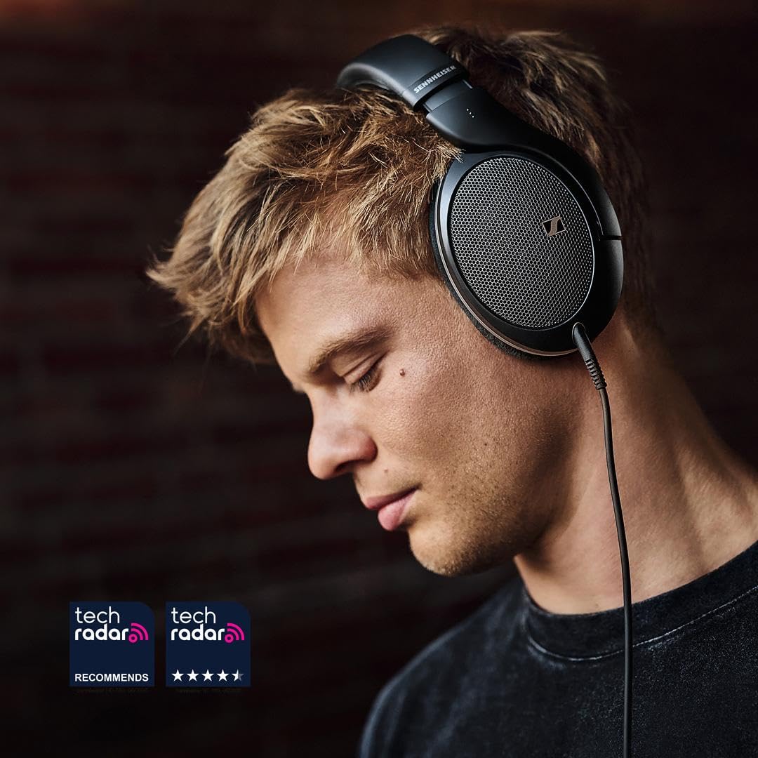 Sennheiser HD 550 Open-Back Audiophile Headphones - Lightweight Design, Best-in-Class Sound with Enhanced Bass and Treble, Gaming & Remote Work…