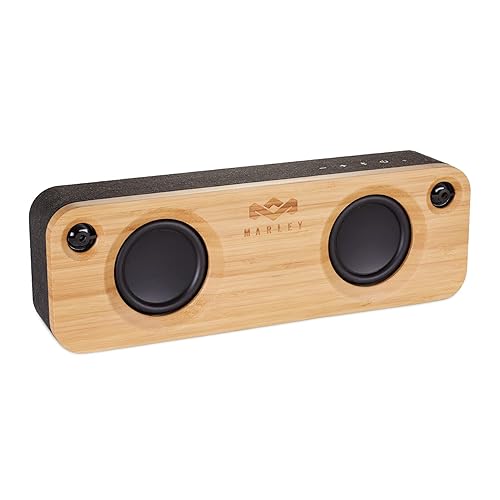 House of Marley - Get Together Bluetooth Portable Bluetooth Speaker and Audio System - 3.5 Woofer & 1 Tweeters, 30m Wireless Range, 8 Hour Playtime