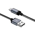 Sync & Charge Lightning Cable - 11 in. Braided Black
