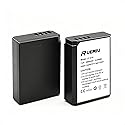 RUEMIU 2-Pack Upgraded 1800mAh LP-E10 Battery Compatible with Canon EOS Rebel T7 T6 T5 T3 T100 4000D 3000D 2000D 1500D 1300D 1200D 1100D Kiss X50 X70