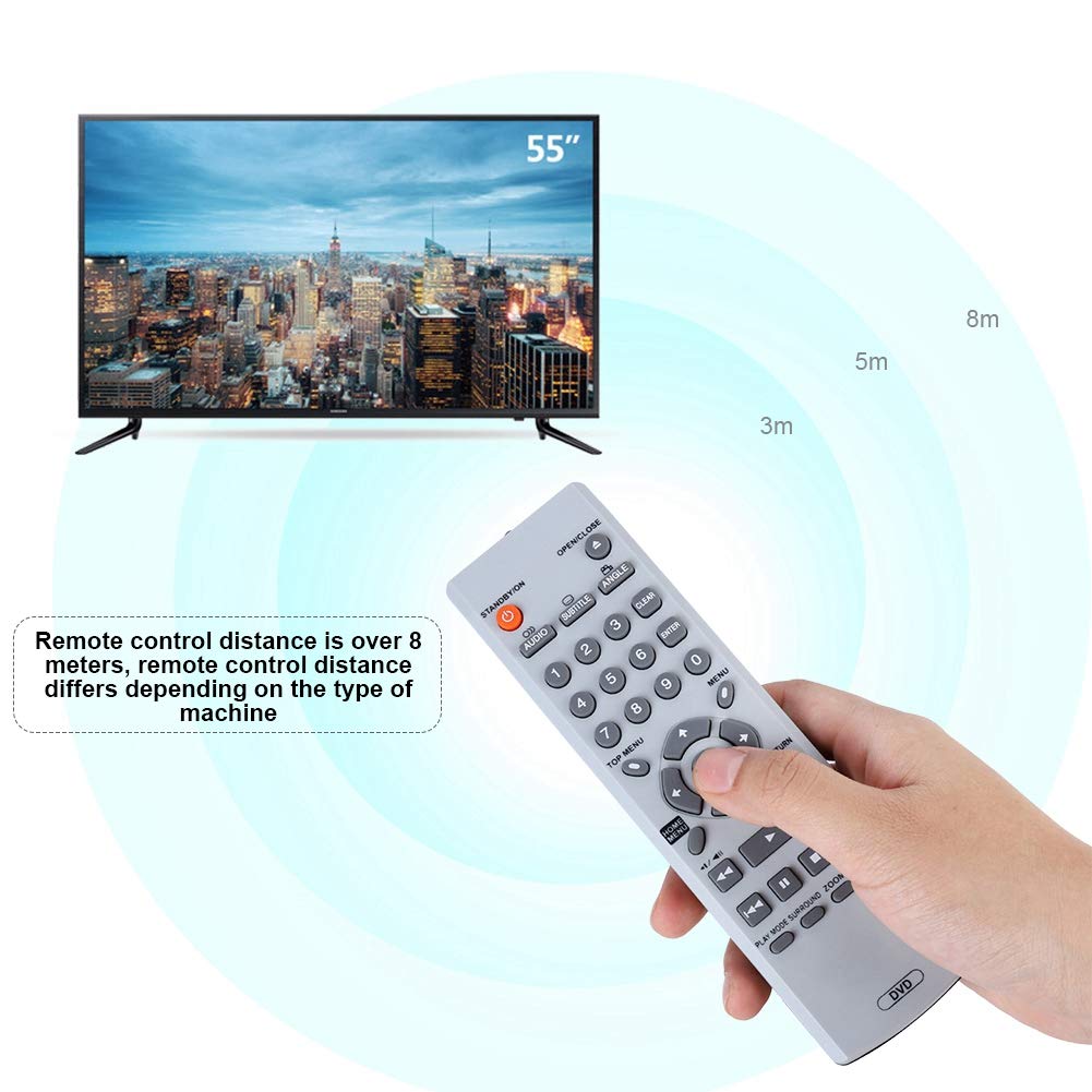 DVD Remote Control, Universal DVD Remote Control Remplacement Smart Remote Controller for Pioneer.