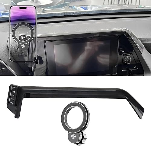 JIEZMO Car Magnetic Phone Mount for Toyota Highlander 2020-2026 L LE XLE XSE [Only for 8-inch Touch Screen] Auto Interior Accessories Best Cellphone