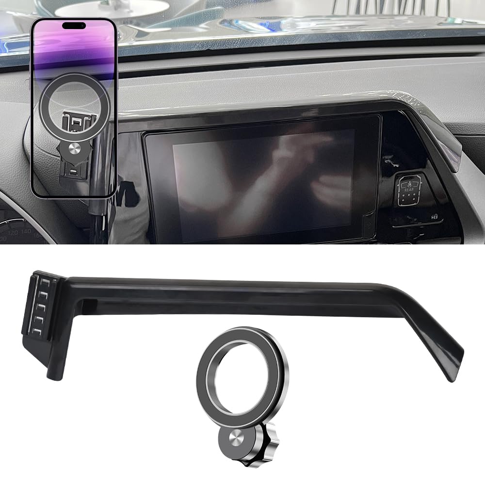 JIEZMO Car Magnetic Phone Mount for Toyota Highlander 2020-2026 L LE XLE XSE [Only for 8-inch Touch Screen] Auto Interior Accessories Best Cellphone
