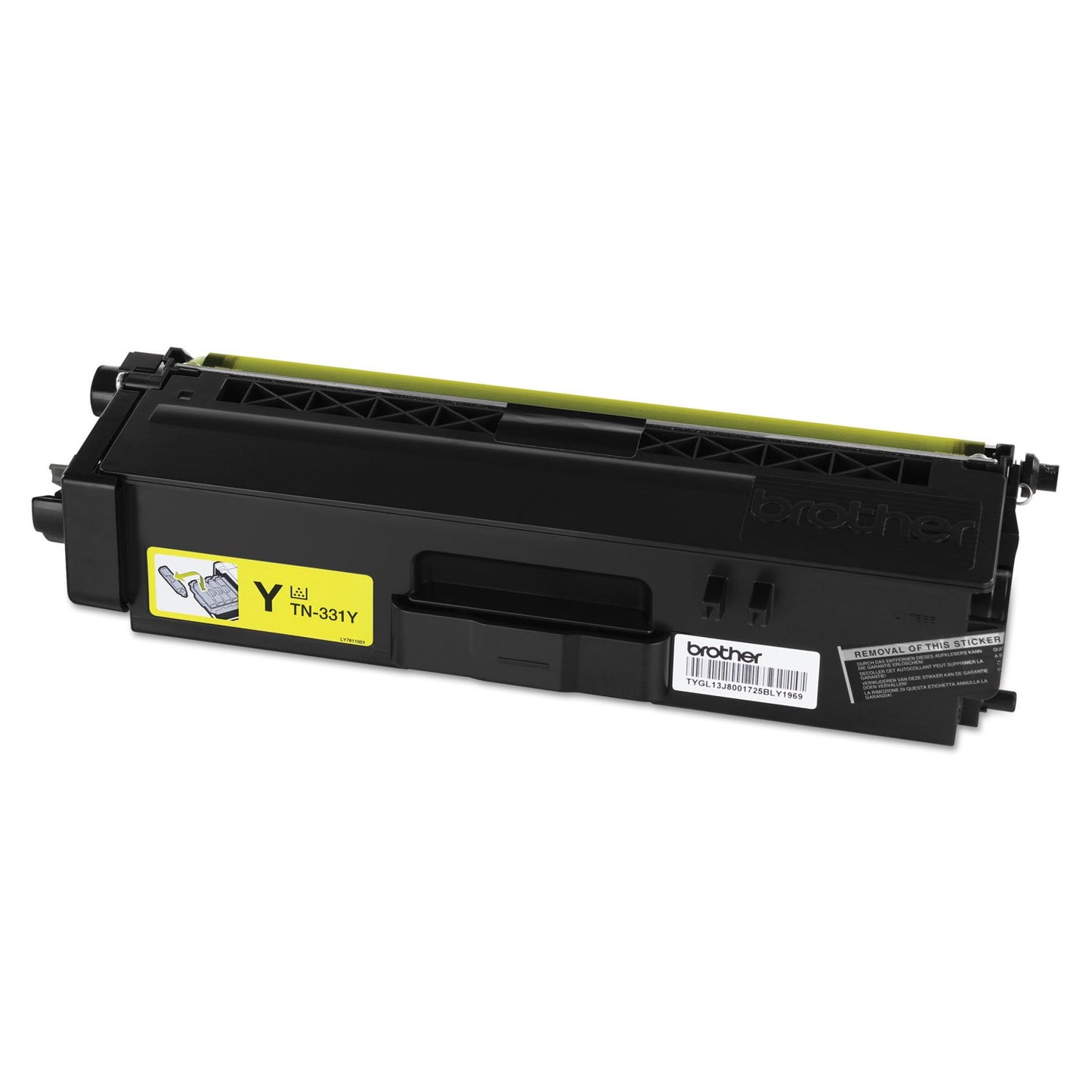 Brother Genuine Standard Yield Toner Cartridge, TN331Y, Replacement Yellow Toner, Page Yield Up to 1,500 Pages, Amazon Dash Replenishment Cartridge