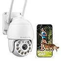 Plug-in Cameras for Home Security 4MP HD, Hosafe WiFi Security Cameras Wireless Outdoor, Outdoor Camera Wireless, Motion Detection, Pan Tilt Auto