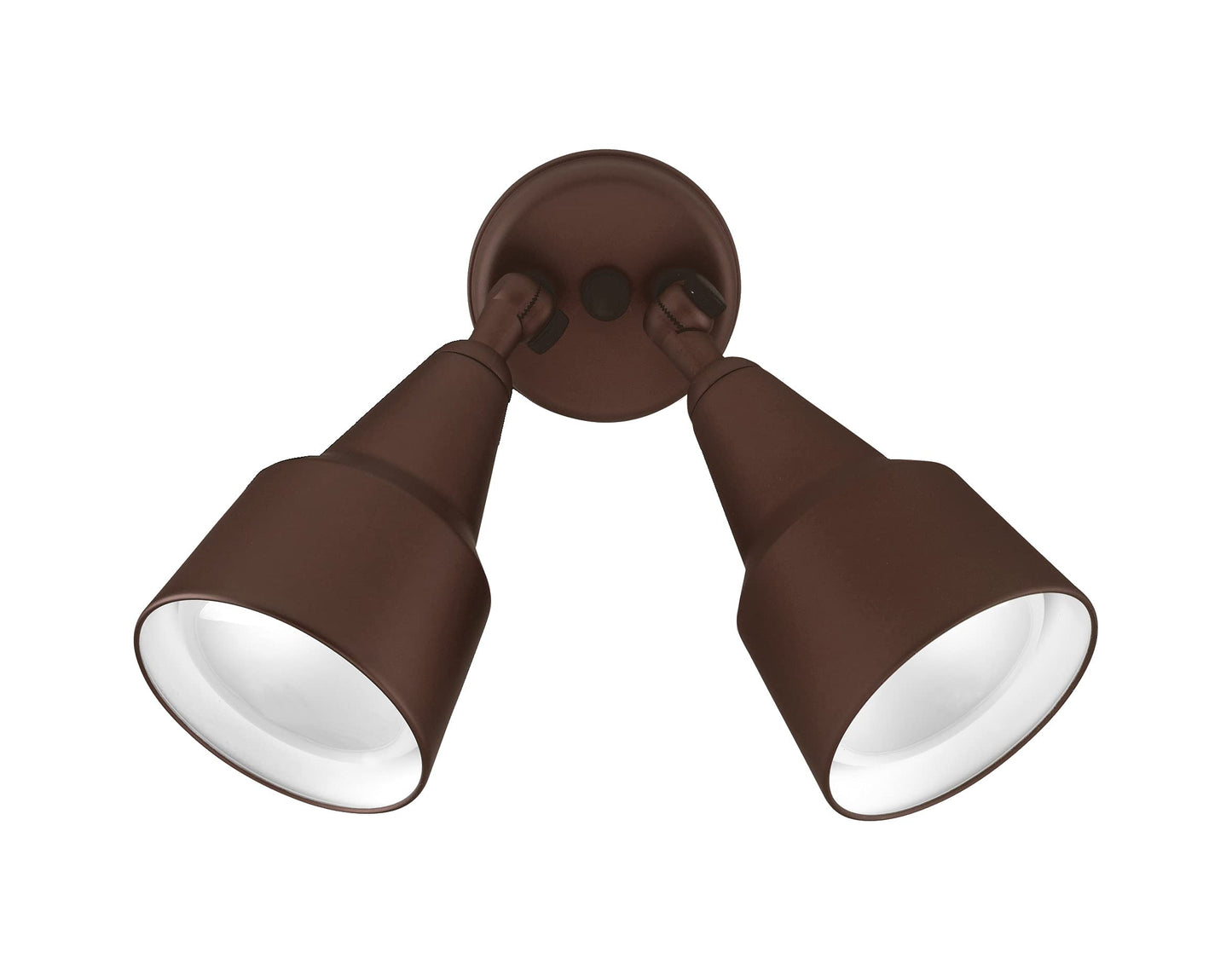 NICOR Lighting 300W Bronze Double Cone Adjustable Security Flood Light (11128)