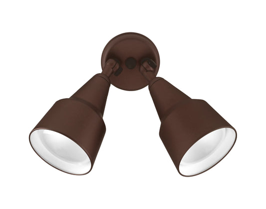 NICOR Lighting 300W Bronze Double Cone Adjustable Security Flood Light (11128)