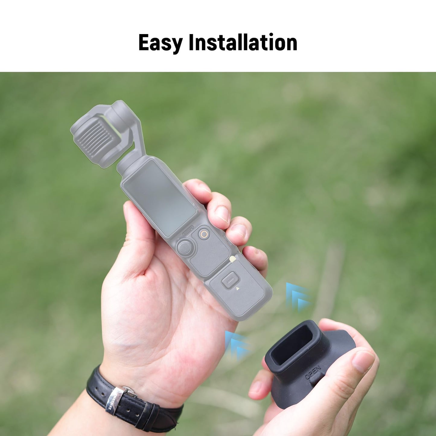 NEEWER Basics AC023 Silicone Holder Base with Suction Cup for Pocket 3, Table Camera Holder ø64 mm Non-Slip Soft Stable, Accessory Compatible with DJI