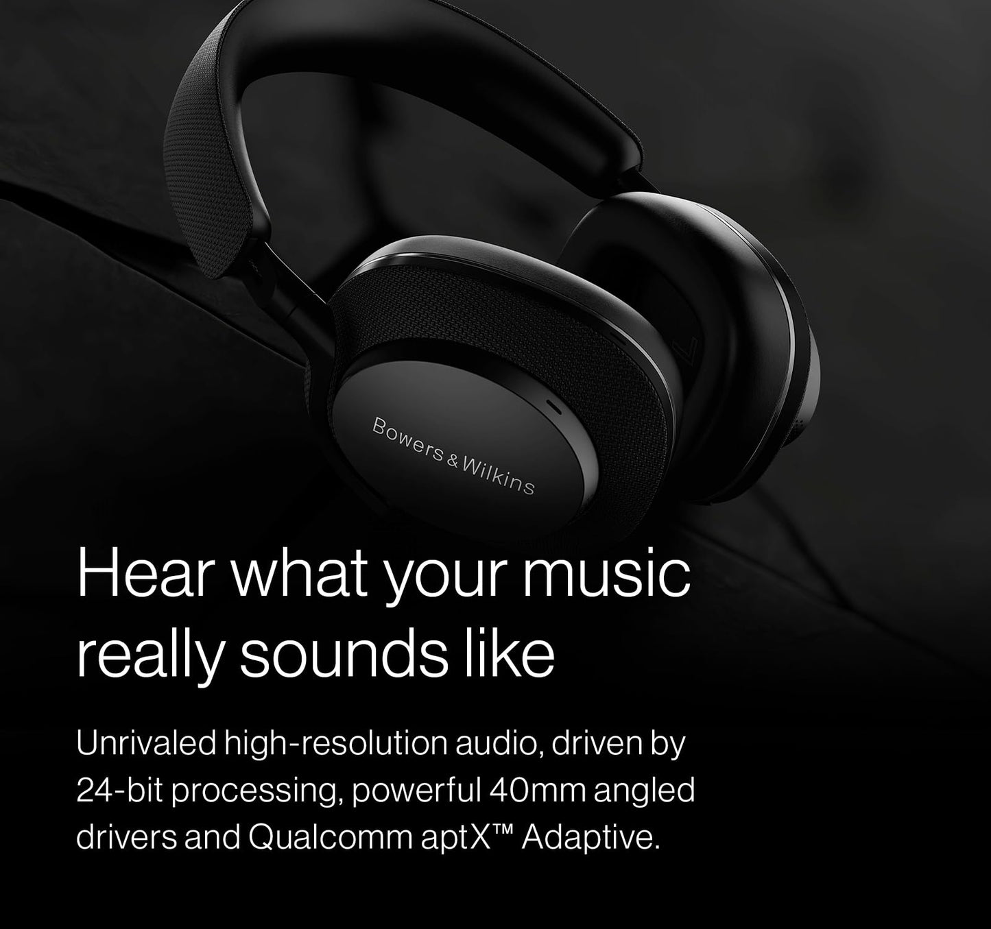 Bowers & Wilkins Px7 S2e Over-Ear Headphones, Bluetooth Headphones Over Ear with Enhanced Noise Cancellation, Transparency Mode, Crystal-Clear Calls…