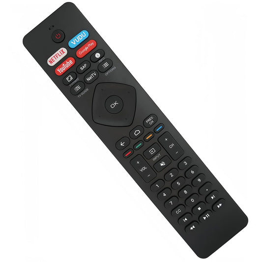 Replacement Remote Control Compatible for Philips Android Smart TV 43PFL5604/F7 55PFL5766/F7 50PFL5766/F7 55PFL5604/F7A 65PFL5766/F7 65PFL5604/F7A