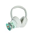 BuddyPhones Cosmos Fun | Wired or Wireless Foldable ANC Bluetooth Headphones + Microphone - SafeAudio Volume-Limiting Options, for Toddlers to Young