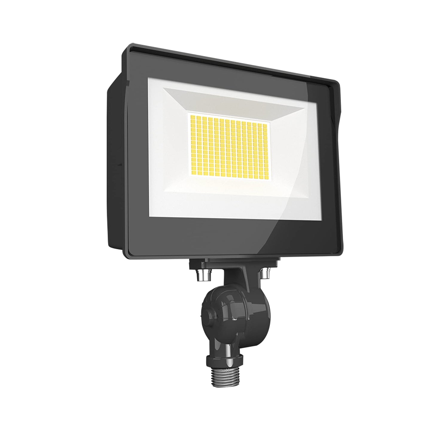RAB Lighting X17 XFU 3-Way Adjustable Dusk to Dawn LED Flood Light, 3000K/4000K/5000K Selectable, 15W/25W/35W Adjustable, 0-10V Dim to 10%, 120-277