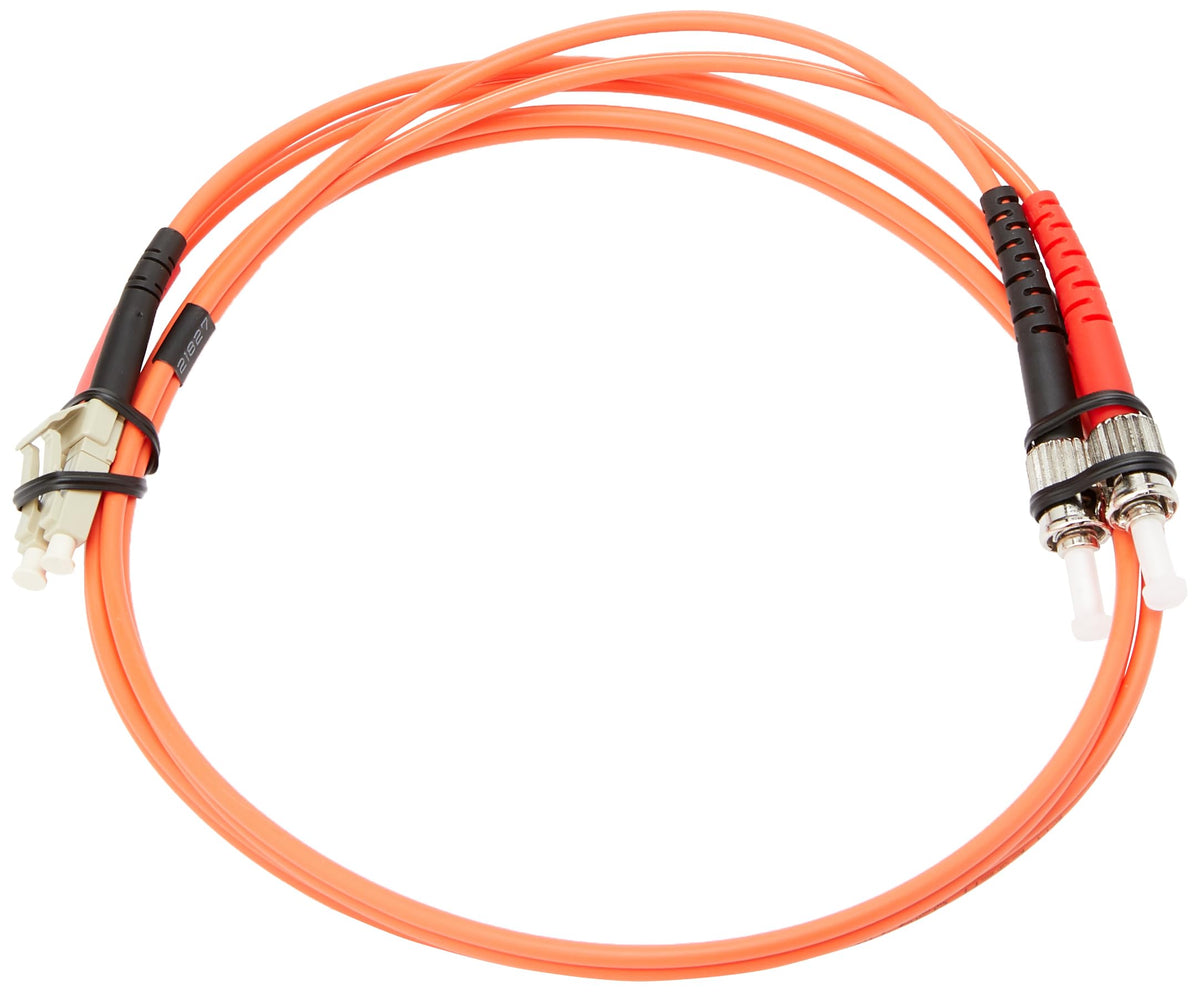 StarTech.com 1m Fiber Optic Cable - Multimode Duplex 50/125 - LSZH Fiber Jumper Cord - LC/ST
