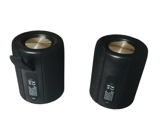 Magnetic Bluetooth Speaker - Portable Stereo Sound with FM Radio, TF Player, 360° Surround Sound, and IPX5 Waterproof Design,Over 15Hrs Playtime
