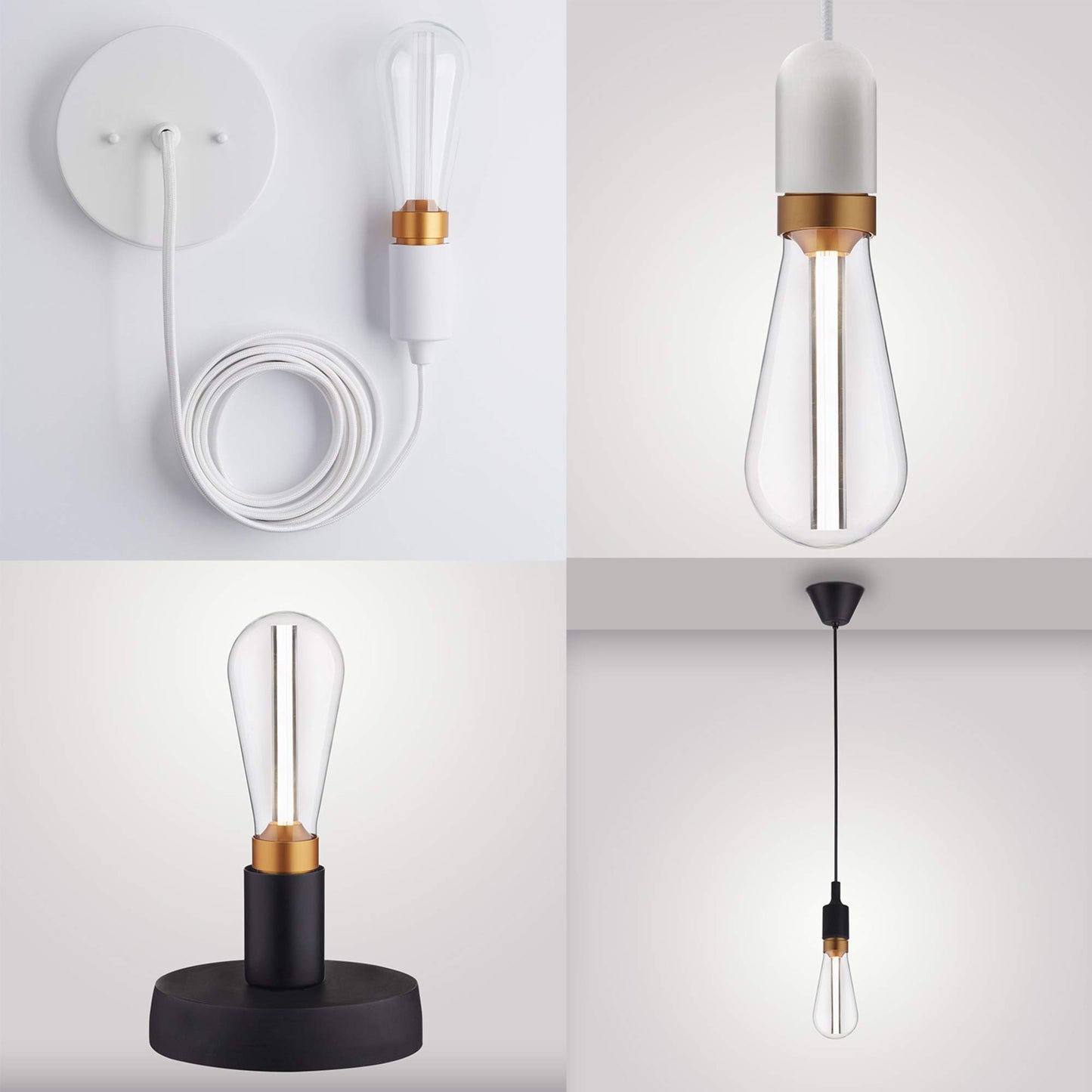 15W Equivalent Designer Synergy Cool White (4000K) Dimmable LED Light Bulb, Clear Glass, E26 Base, 80 Lumens,31089