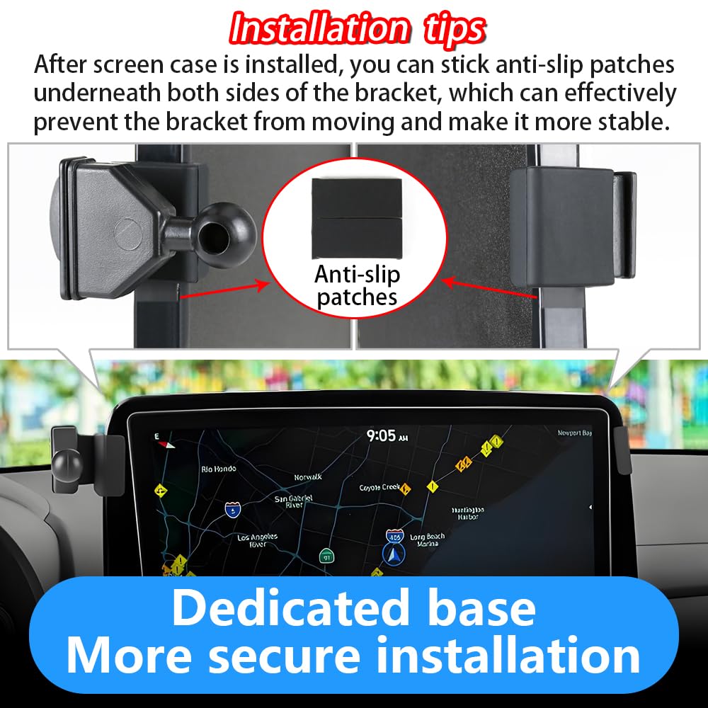 JIEZMO Car Magnetic Phone Mount for Hyundai Kona 2018 2019 2020 2021 2022 2023 [ 10.25 inch Touchscreen ] Auto Accessories Best Cellphone Holder Cell