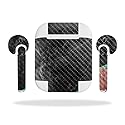 MightySkins Carbon Fiber Skin for Apple Airpods - Abstract Wood | Protective, Durable Textured Carbon Fiber Finish | Easy to Apply, Remove…
