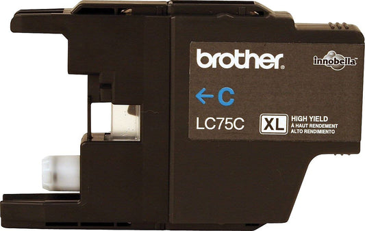 Brother LC75 Standard Ink Cartridge (Cyan) in Retail Packaging (LC75CS)