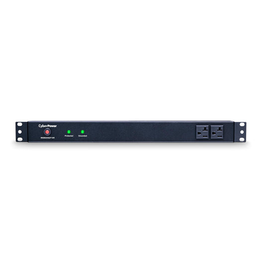 CyberPower RKBS20S2F10R Rackbar Surge Protector, 120V/20A, 12 Outlets, 15 Foot Power Cord, 1U Rackmount