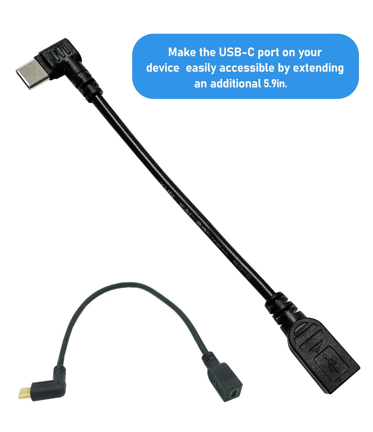 Plozoe Mini USB Female to Type C Male Cable,USB-C Male to Mini U SB Female Adapter Converter for Mini Dash Cam Hardwire Kit and More Mini USB