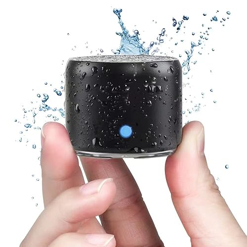 EWA Travel Case Packed, A106 Pro Portable Bluetooth Speaker with Custom Bass Radiator, Brief Design, IP67 Waterproof, Perfect Mini Speaker for Shower