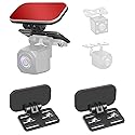 Naponal Dash Cam Rear Camera Mount(2 PCS), Universal Rear View Camera Rear Window Mount, Mirror Camera Rear Windshield Backup Camera Bracket, Car