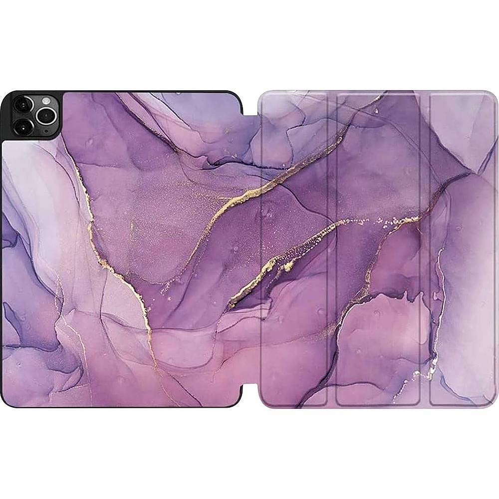 SaharaCase Marble Series Folio Case for Apple iPad Pro 12.9" (4th,5th, and 6th Gen 2020-2022) [Shockproof Bumper] Rugged Protection Antislip Grip
