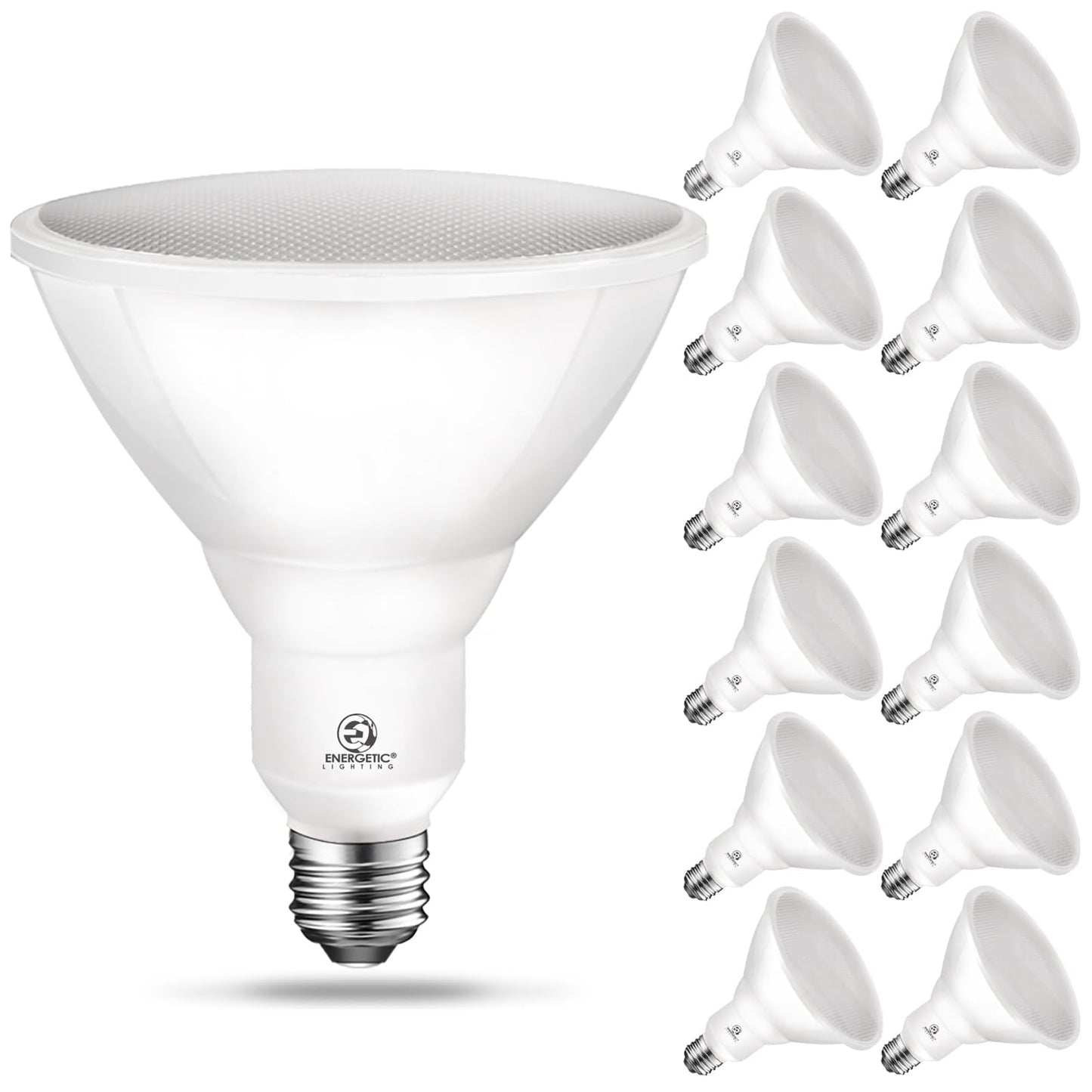 Energetic LED PAR38 Outdoor Flood Light Bulb Home Residential Patio Driveway Light, PAR38 LED Bulb, 2700K Soft White Dimmable, 100W Equivalent 12.5W