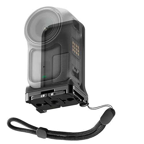 K&F CONCEPT Magnetic Vertical Shoot Adapter Compatible with DJI Osmo Nano/Xtra Atto, Strong Magnet Base Mount with Foldable Dual Claw, 1/4" Screw